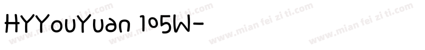 HYYouYuan 105W字体转换